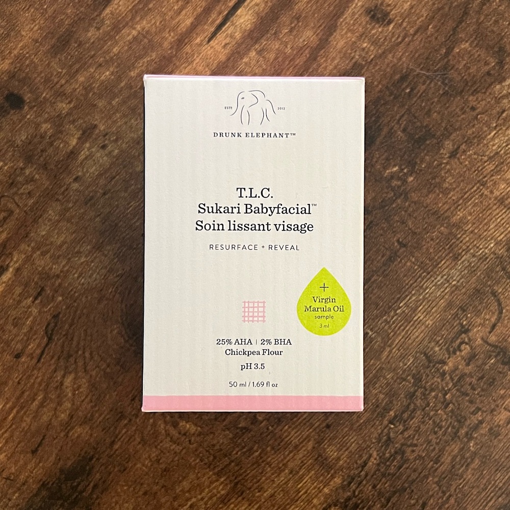 T.L.C. Sukari Babyfacial from Drunk Elephant